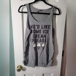 Maternity Tank We'd Like Some Ice Cream Please